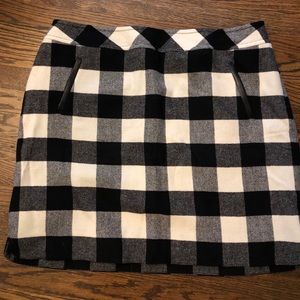 NWT plaid checked skirt with pockets!